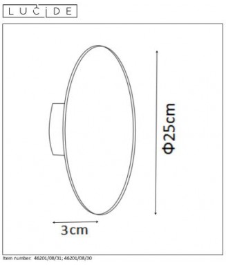 Eklyps 46201/08/31 D-25, 8W LED