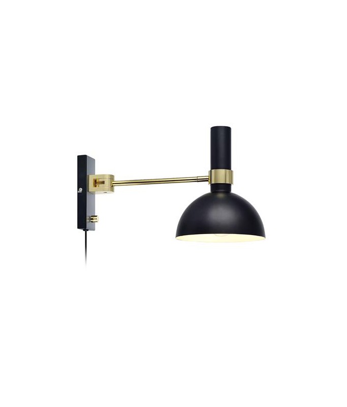 Larry Wall Black- Brass 106970/ Seinavalgusti