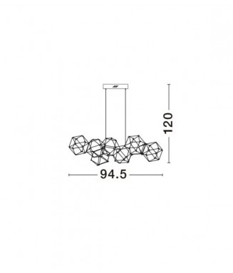 Nebula 33,6W LED L- 945cm