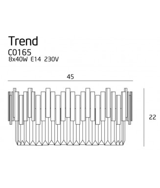 Trend Ceilind D-45, C0165/ Laevalgusti
