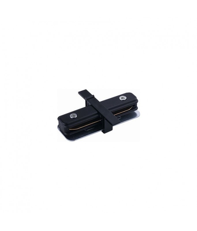 Track Recessed Straight Connector 8968 Black