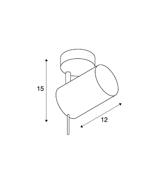 Asto Tube 147411 White / Kohtvalgusti