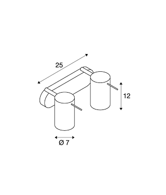 Asto Tube 147412 White / Kohtvalgusti