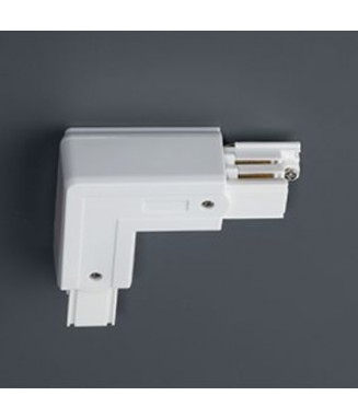 Track L Connector Right White