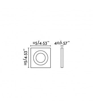 Argon -C White Square 43402