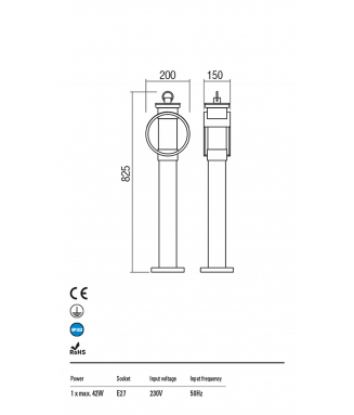 Compass Bollard