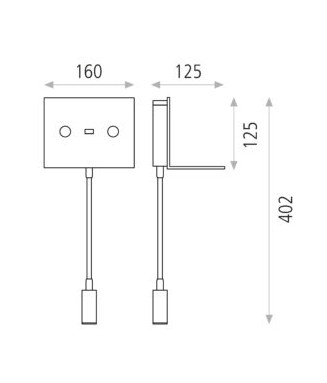 Calma White 3W+6W+USB