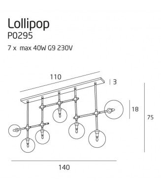 Lollipop Pendant 7 Long
