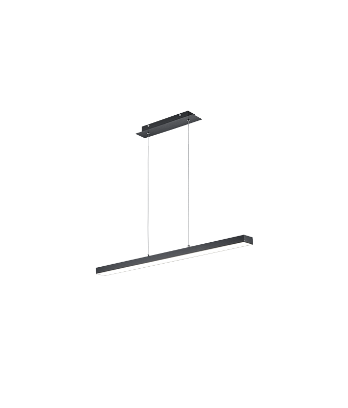 Agano Pendant Black 18W LED / Rippvalgusti