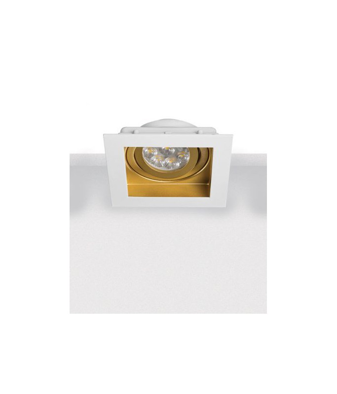 S036 Downlight Recessed Spot White/Gold