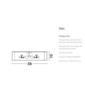 Ragu White 866601/ Laevalgusti