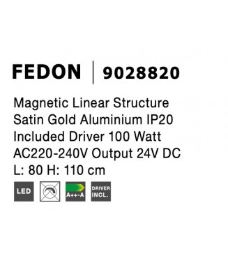 Fedon 9028820 / Magnetalus valgustile