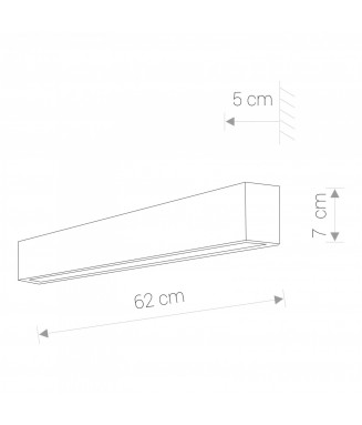 Straight Wall S 9610 White