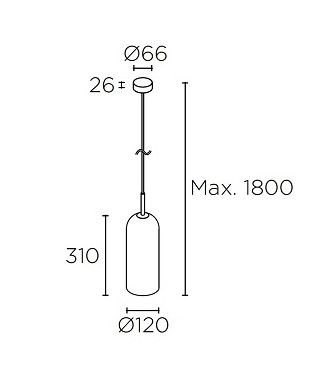 Glam Fume H-38cm