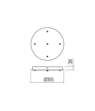 Base CSL5RD355CF Coffee / Valgustialus