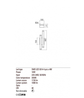 Madison Wall Satin Copper 01-2034