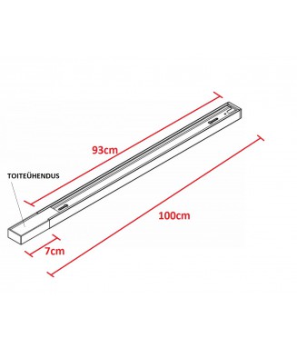 Track O.desing White 1m