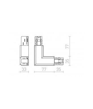 3F EUTRAC L connector Outer Polarity Black