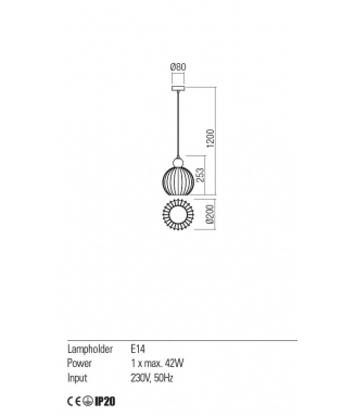 Plumen 01-2065, Opal White D-20 / Rippvalgusti