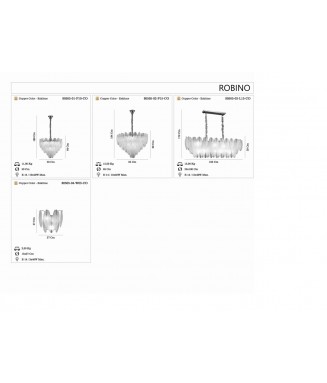 Robino Pendant D-65/ Rippvalgusti