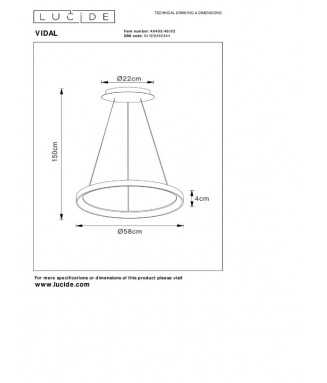 Vidal 46403/48/30 D-58cm