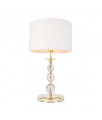 Rea Table White/Gold /Lauavalgusti