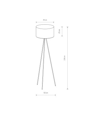 Codilac Grey Floor 7992 D-45cm/ Põrandavalgusti