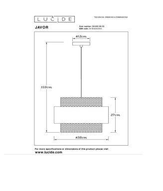 Javor 34439/38/33 D-38cm