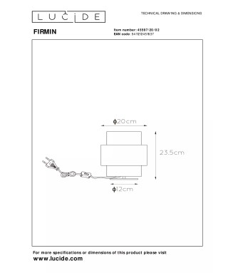 Firmin 45597/20/02 Table lamp