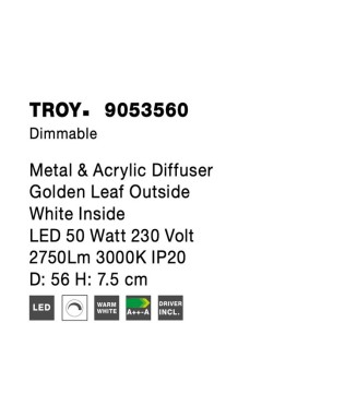 TROY D-56, 9053560 Gold