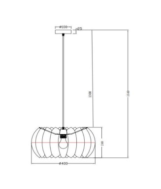 Spencer 34445/40/36 D-40cm/ Rippvalgusti