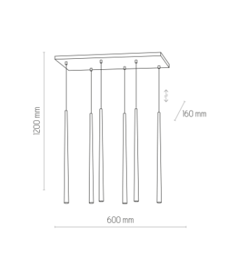 Piano 6428 /Rippvalgusti