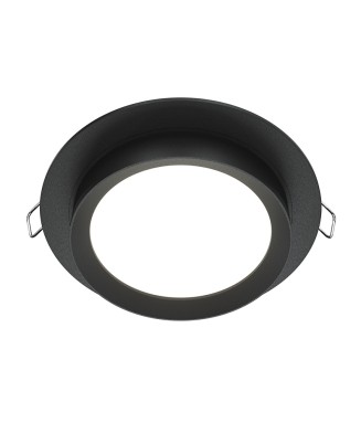 DL086 HOOP Black Round /Downlight