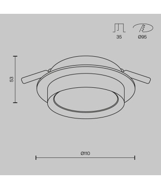 DL086 HOOP BG Round