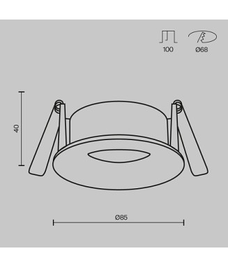 DL088-GU10-RD-MG