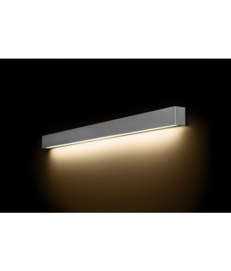 Straight Wall L 9615 Silver