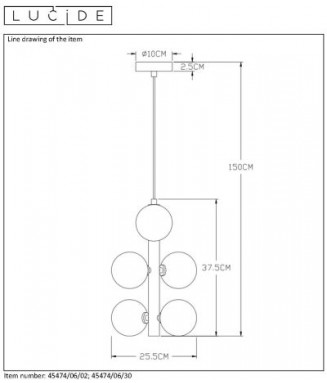 Tycho Pendant 45474/06/02 Brass