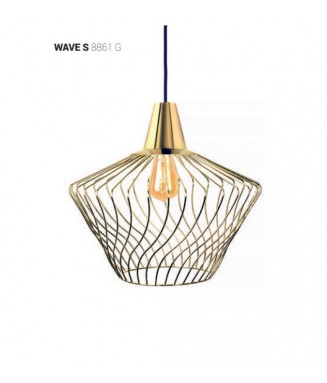 Wave S Gold - 8861 / Rippvalgusti