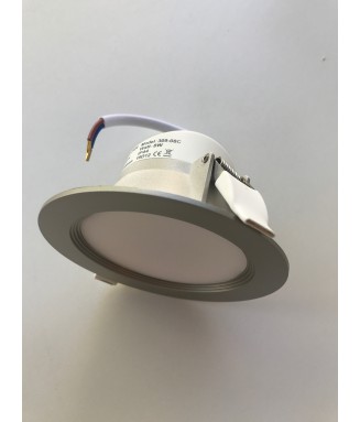 Downlight IP44 8W Silver /Süvis. valgusti