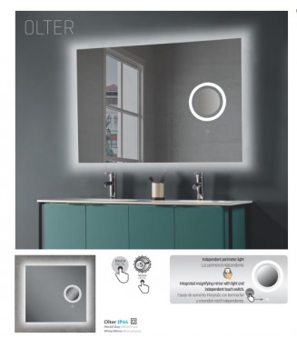 Mirror Olter 9438-110 58W LED IP44