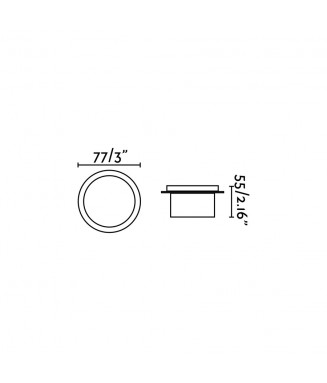 Galo 70265 3W LED  Round